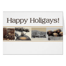 Happy Holigays LGBT Weihnachtskarte