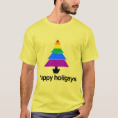 HAPPY HOLIGAYS TREE -.png T-Shirt (Vorderseite)