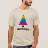 HAPPY HOLIGAYS TREE -.png T-Shirt (Vorderseite)