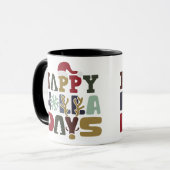 HAPPY HOLLA DAYS TASSE (Vorderseite Links)