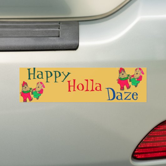 HAPPY HOLLA DAZE Autoaufkleber (Auf Auto)
