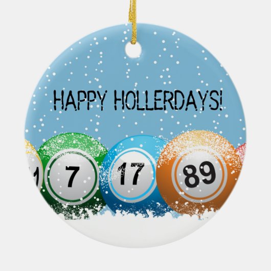 Happy Hollerdays Ornament (Hinten)