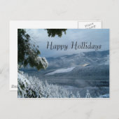 Happy Hollidays Feiertagspostkarte (Vorne/Hinten)