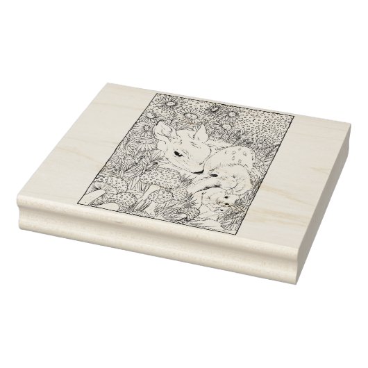 Happy Hollow Deer Gummistempel (Stempel)