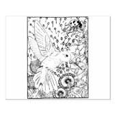 Happy Hollow Hummingbird Gummistempel (Prägung)