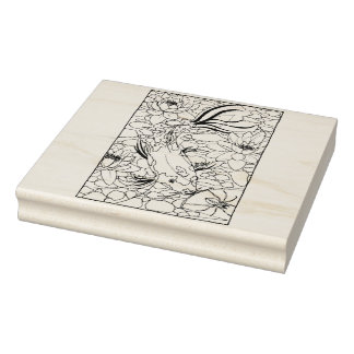 Happy Hollow Koi Gummistempel