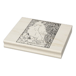 Happy Hollow Raven Gummistempel