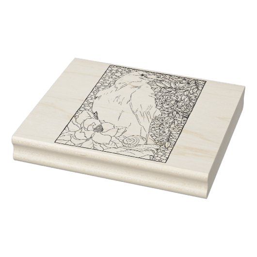 Happy Hollow Raven Gummistempel (Stempel)