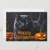 Happy Holloween - Black Cat Ankündigung (Vorderseite)