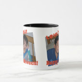 Happy Holloween Black Orange 1 Foto Tasse (Zentrum)