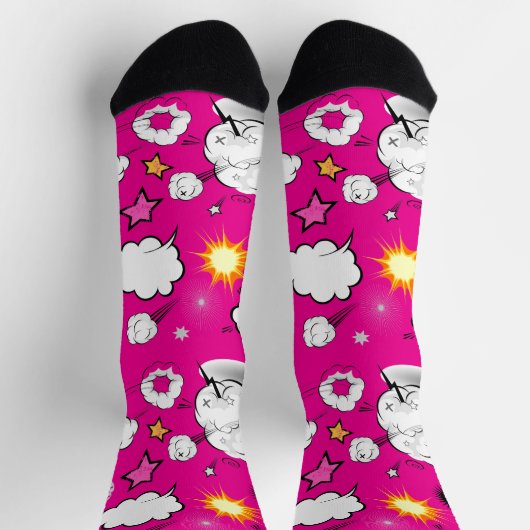 Happy Hollowing Cute Socks Socken (Oben)