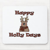 Happy Holly Days Mousepad (Vorne)