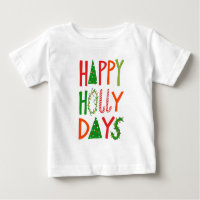 HAPPY HOLLY DAYS Sweet Holiday Xmas Weihnachten