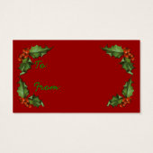 Happy Holly Days Weihnachtsgeschenke Tags (Rückseite)