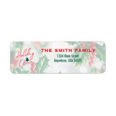 Happy Holly Dayz Custom Address Labels (Vorne)