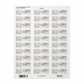 Happy Holly Dayz Custom Address Labels (Vorne)