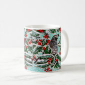Happy Holly Quail Kaffeetasse (VorderseiteRechts)