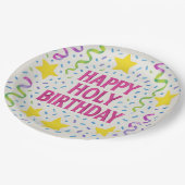 Happy Holy Birthday-Christliche Kid's Party Plate Pappteller (Schrägansicht)
