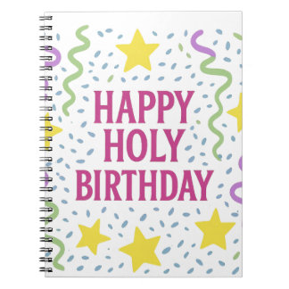 Happy Holy Birthday-Christliche Kinder-Notebook Notizblock