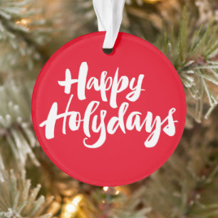 Happy Holydays Holidays Religiöse Weihnachten Ornament