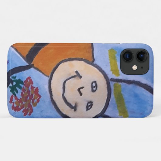 Happy Honey Bee Case-Mate iPhone Hülle (Rückseite (Horizontal))