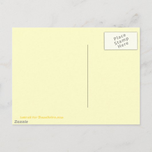 Happy Honeybee Hive Vintag Art Postkarte (Rückseite)