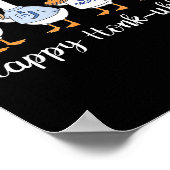 Happy Honk-ukkah Hanukkah Silly Goose Women Men Ki Poster (Ecke)