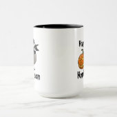 Happy Honk-ween Funny Canada Goose Halloween Tasse (Zentrum)