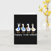 Happy Honkukkah Hanukkah Funny Chanukah Jewish Fes Karte (Gelbe Blume)