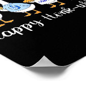 Happy Honkukkah Hanukkah Funny Chanukah Jewish Fes Poster (Ecke)