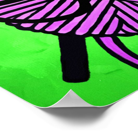 Happy Hookin' Häkelposter Poster (Ecke)