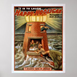 HAPPY HOOLIGAN Comedy Act VAUDEVILLE Poster