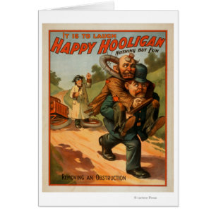 Happy Hooligan "It is to lagh" Theater Poster
