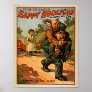 Happy Hooligan "It is to lagh" Theater Poster