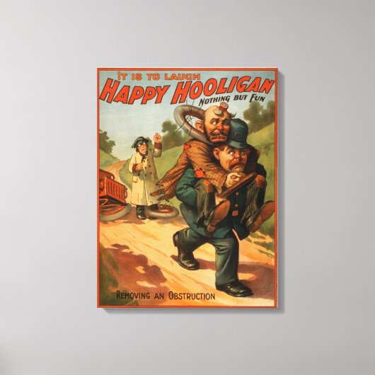 Happy Hooligan "It is to lagh" Theater Poster Leinwanddruck (Vorderseite)