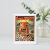 Happy Hooligan Lighthouse und Jonah Play Postkarte (Stehend Vorderseite)