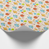 Happy Hoot Birthday Geschenkpapier (Ecke)