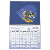 Happy Hooters Owls lustige Jahreszeiten anpassbar  Kalender (Jan 2026)