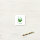 Happy Hop Hund Pfoten Candy Stock Tier Post-it Klebezettel (Auf Schreibtisch)