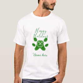 Happy Hop Hund Pfoten Candy Stock Tier T-Shirt