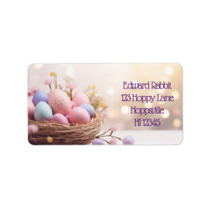 Happy Hoppy Mail: Ostergrüße EGG-STAR Special Adressaufkleber