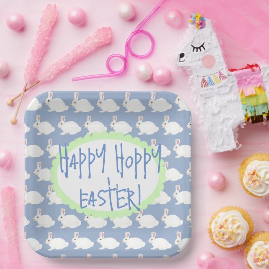 Happy Hoppy Oaster Pappteller (Party)