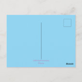 Happy (Hoppy) Osterpostkarte Postkarte (Rückseite)