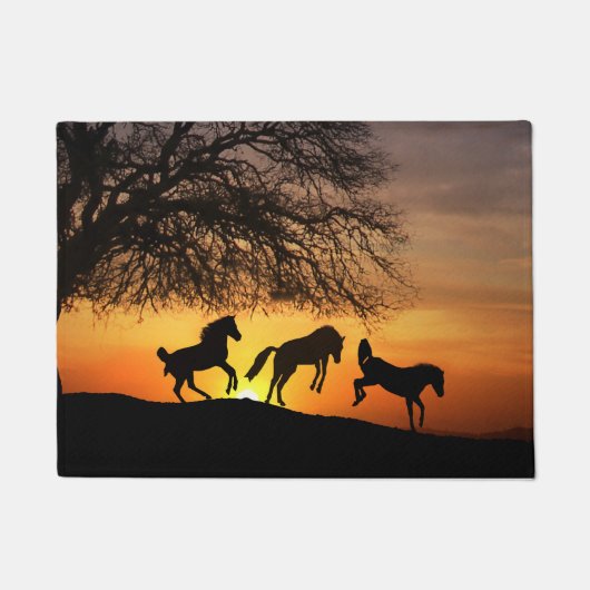 Happy Horse Door Mat Fußmatte (Vorderseite)