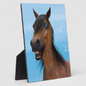 Happy Horse Fotoplatte (Seite)