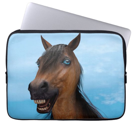 Happy Horse Laptopschutzhülle (Vorderseite)