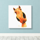 Happy Horse ' NuGGeT ' von Shirley MacArthur Leinwanddruck (Insitu (Holzboden))