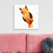 Happy Horse ' NuGGeT ' von Shirley MacArthur Leinwanddruck (Insitu (Wohnzimmer))