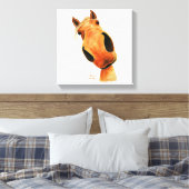 Happy Horse ' NuGGeT ' von Shirley MacArthur Leinwanddruck (Insitu (Schlafzimmer))