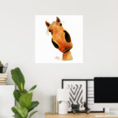 Happy Horse ' NuGGeT ' von Shirley MacArthur Poster (Heimbüro)